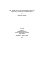 Risk factors associated with gonorrheal infection among male HIV/AIDS population in Michigan