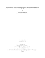 Mitochondrial genetic epidemiology of lifespan in a population isolate