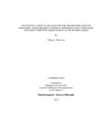 Multilevel Latent Class Analysis for the identification of preschool-aged children's internal representation typologies and early parenting predictors in a low-income sample