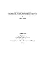 Reading, reforms, and resources : how elementary teachers teach literacy in contexts of complex educational policies and required curriculum