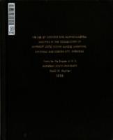 The use of infrared spectrophotometric analysis in the correlation of different units within Dundee limestone, Devonian age, Rogers City, Michigan