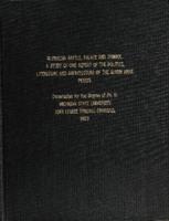 Blenheim: battle, palace and symbol : a study of one aspect of the politics, literature and architecture of the Queen Anne period