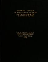 Structure of a discipline : an examination of the concept and its implication for K-12 curriculum planning