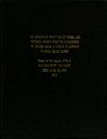 The effects of repetition of verbal and pictorial images upon the achievement of second grade students in learning to spell object words