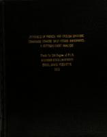 Attitudes of French and English speaking Canadians toward West Indian immigrants : a Guttman facet analysis