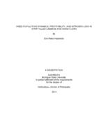 Weed population dynamics, profitability, and nitrogen loss in strip-tilled cabbage and sweet corn