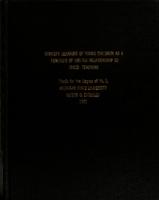 Concept learning of young children as a function of sibling relationship to child-teachers