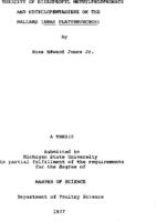 Toxicity of diisopropyl methylphosphonate and dicyclopentadiene on the Mallard (A̲n̲a̲s̲ P̲l̲a̲t̲y̲r̲h̲y̲n̲c̲h̲o̲s̲)