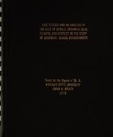 Case studies and an analysis of the role of morale, organizational climate, and conflict in the study of secondary school environments