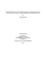 Cover crop influence on nitrogen availability, weed dynamics, and dry bean (Phaseolus vulgaris l.) characteristics in an organic system