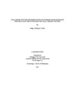 Challenges for the implementation of evidence-based research protocol into the outpatient physical therapy setting