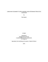 Landowner willingness to supply marginal land for bioenergy production in Michigan