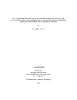 Is a video worth more than two-hundred words? : testing the uncertainty reducing capabilities of physician video biographies through the lens of media richness theory