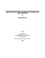 Mongoose in the rainforest : analyzing population estimates and habitat attributes to support management in El Yunque National Forest, Puerto Rico