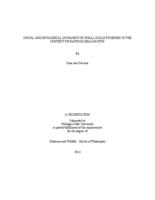 Social and ecological dynamics of small-scale fisheries in the context of rapid globalization