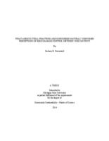 What agricultural practices are considered natural? : consumer perceptions of bird damage-control methods used on fruit