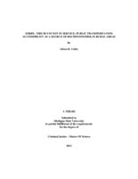 Sorry, this bus is not in service : public transportation accessibility as a source of recidivism risk in rural areas