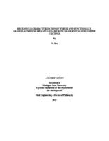 Mechanical characterization of hybrid and functionally-graded aluminum open-cell foams with nanocrystalline-copper coatings