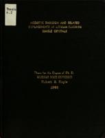 Acoustic emission and related displacements in lithium fluoride single crystals