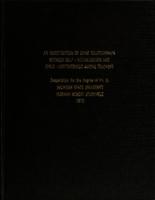 An investigation of some relationships between self-actualization and child-centeredness among teachers