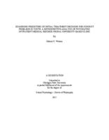 Examining predictors of initial treatment decisions for conduct problems in youth : a retrospective analysis of psychiatric outpatient medical records from a university-based clinic