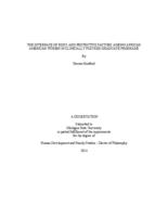 The interface of risks and protective factors among African American women in clinically focused graduate programs