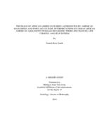 The image of African American women as presented by American mass media and popular culture : interpretations by urban African American adolescent females regarding their life chances, life choices, and self-esteem