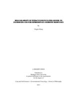 Bioavailability of tetracycline in water and soil to  Escherichia coli for expression of antibiotic resistance