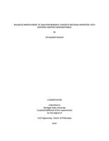 Balanced improvement of high performance concrete material properties with modified graphite nanomaterials