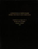 A comparative study of inservice teachers' expressed perceptions of shared decision making