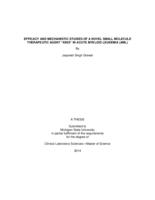 Efficacy and mechanistic studies of a novel small molecule therapeutic agent "XB05" in acute myeloid leukemia (AML