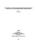 Development of a bismuth telluride thermoelectric generator for a vehicle with 3.5 L Ford Ecoboost internal combustion engine