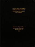 The development of Congreve the dramatist in relation to Restoration and eighteenth-century comedy