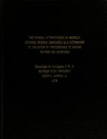 The physical attractiveness of mentally retarded program candidates as a determinant of evaluation by professionals of varying training and experience