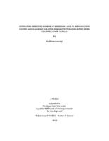 Estimating effective number of breeding adults, reproductive success and spawning duration for white sturgeon in the Upper Columbia River, Canada