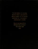 The effectiveness of a behavior oriented therapy and an insight oriented therapy on the academic achievement of "educationally disadvantaged" students