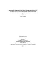 Who seeks assistance and what do they get out of it? : an impact evaluation of the MSU Product Center