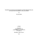 The effect of Nasonov based dispensers on honey bee behavior and on pollination in blueberry, apple, and cherry