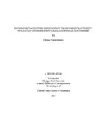 Environment and citizen resistance of police coercive authority : application of defiance and social disorganization theories