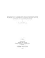 Effects of storage temperature and relative humidity on the properties of egg white protein-based films obtained through extrusion and calendering processes