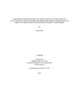 The effects of solicitation of advice and want for advice on evaluation of advice : testing the mediating role of perceived face threat in the context of graduate students' adjustment