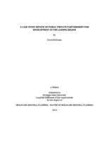 A case study review of public-private partnerships for development in the Lansing region