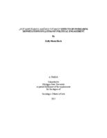 Hoy marchamos, manana votamos? : effects of increasing deportations on Latina/os' political engagement