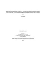 Improving engineering students' non-technical professional skills and attitudes to engineering through inquiry based lab learning