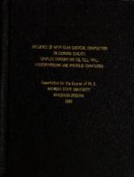 Influence of navy bean chemical composition on canning quality : complex carbohydrates, cell wall hydroxyproline and phenolic compounds