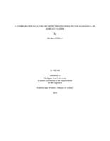 A comparative analysis of detection techniques for Salmonella in surface water