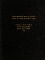 Parents' perceptions of the non-custodial father's post-divorce influence on children