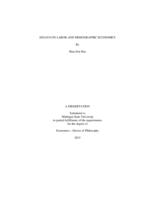 Essays on labor and demographic economics