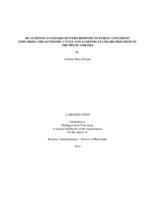 Do auditing standard setters respond to public concerns? Exploring the economic cycle and auditing standard precision in the pre-PCAOB era