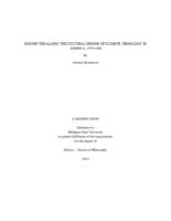 Raising the alarm : the cultural origins of climate 'denialism' in America, 1970-1988